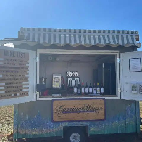 a truck is parked on the side of a building