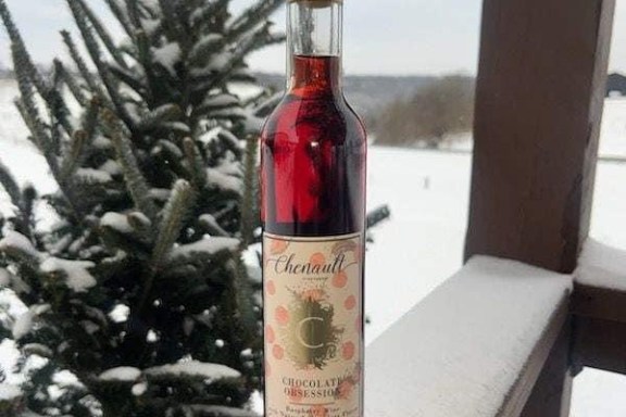 a bottle of wine