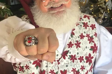 a person wearing a costume